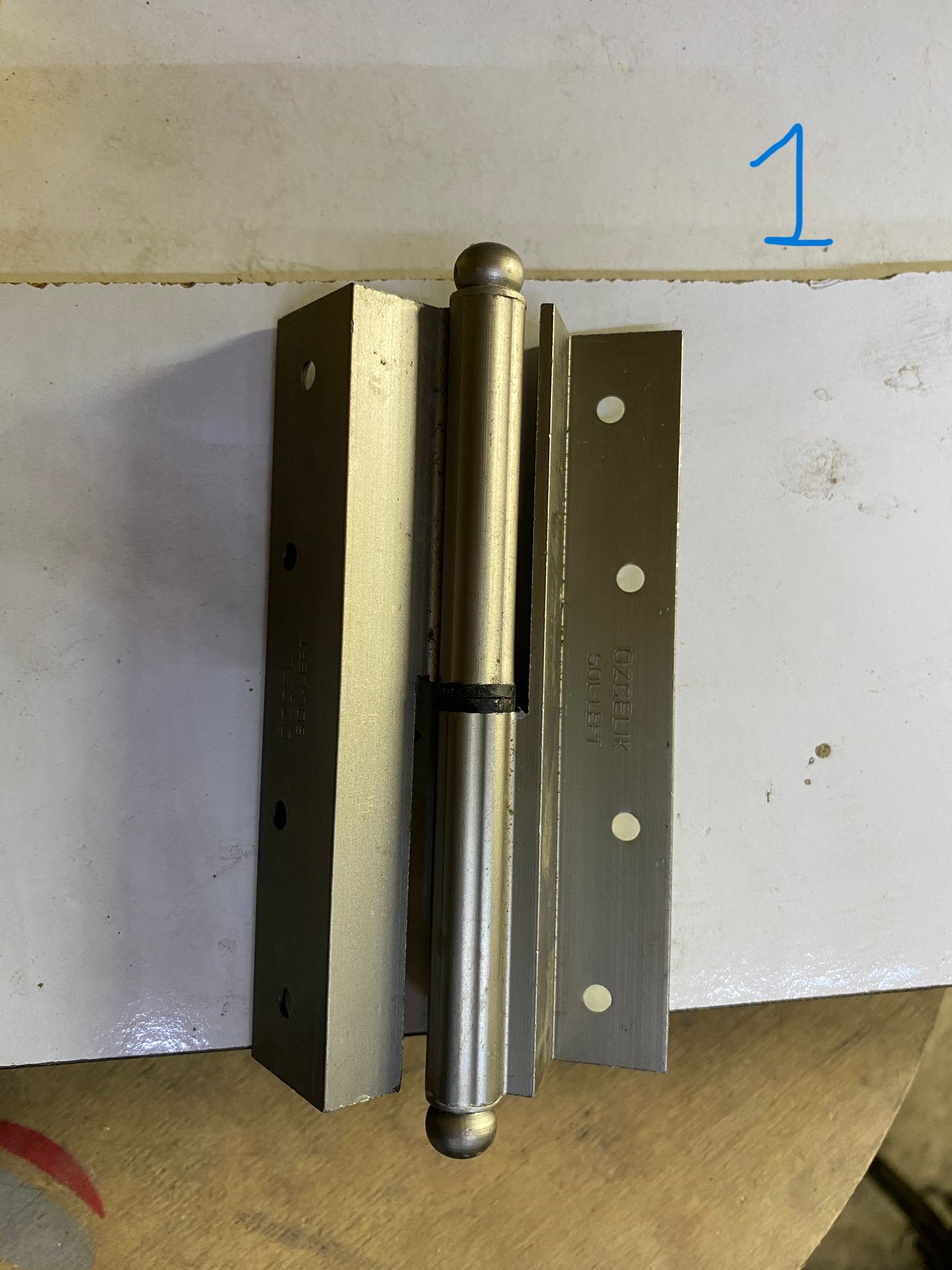 12 cm aliminyum cumbalı saten menteşe