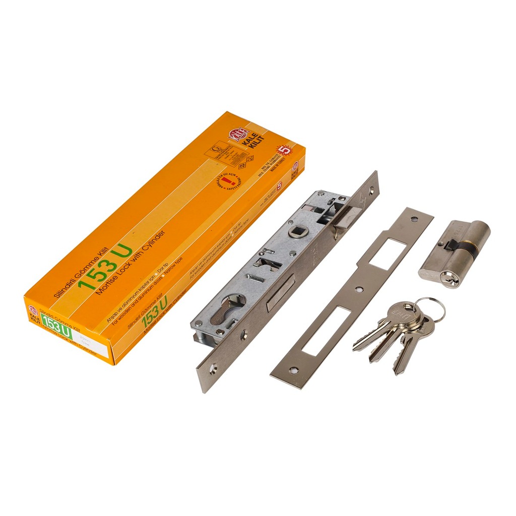 Kale 153U Silindirli Kilit 20 mm Nikel