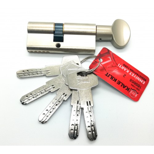 Kale Kilit 164 BME Bilyalı Mandallı 5 Anahtarlı Barel Kapı Kilidi 68 mm